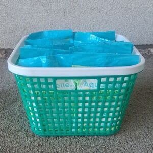 Set of (12) packs of Aloe and Vitamin E Infused Antibacterial Wipes Container